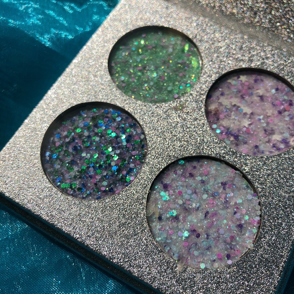 Mermaid glitter eyeshadow